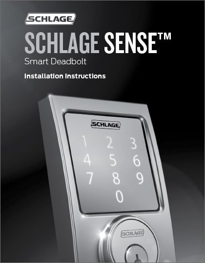 Schlage Sense Installation Instructions