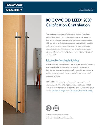 Rockwood LEED Certification