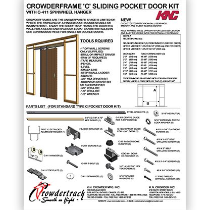 Crowderframe C Sliding Pocket Door Kit