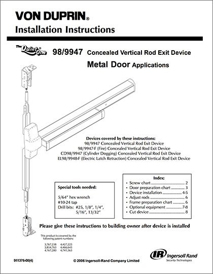 Duprin 99 Template duprin 98 99 series exit devices yctenfest mp3