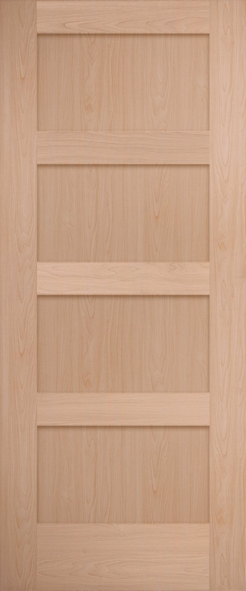 3 Panel Square Top Stile & Rail Interior Wood Doors 20 Wood Species Model# 3NTC 