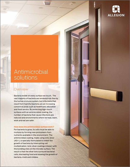 Allegion Antimicrobial Solutions