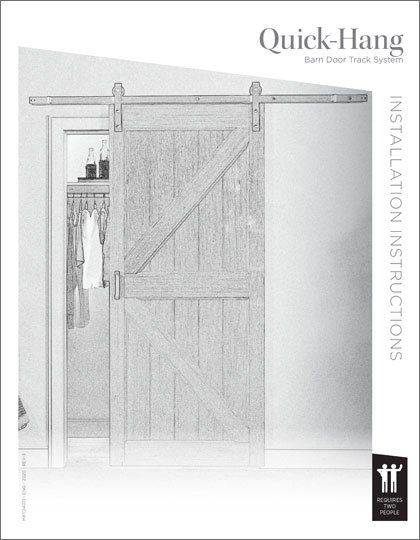 Barn Door Installation Instructions - No Backerboard