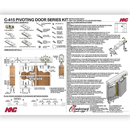 C-415 PIVOT KIT