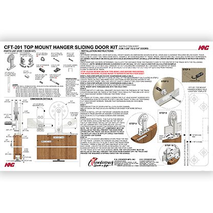 CFT-201 Barn Track Kit