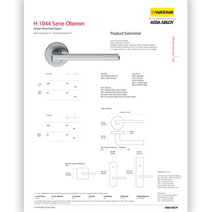 H 1044 Oberon Series