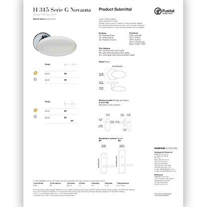 H 315 Novanta