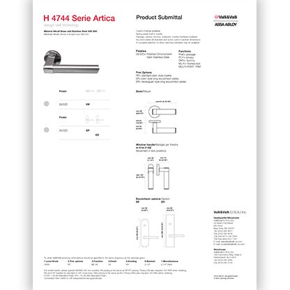 H 4744 Artica Series