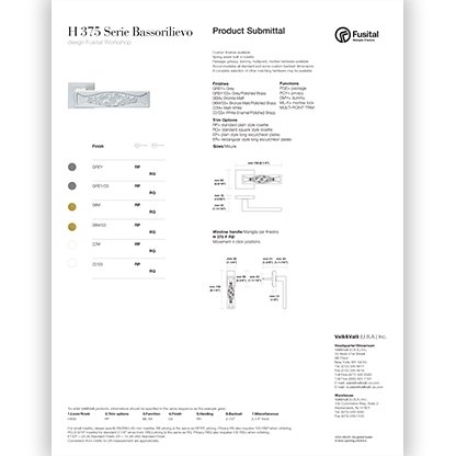 H 375 Bassorilievo