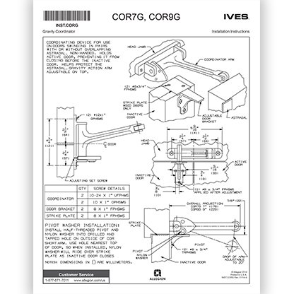 IVES Gravity Coordinators