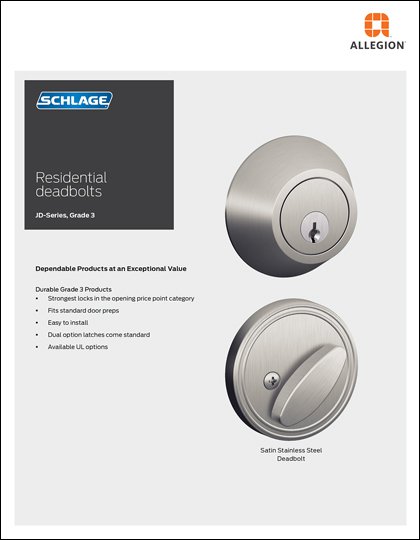 JD-Series Deadbolts