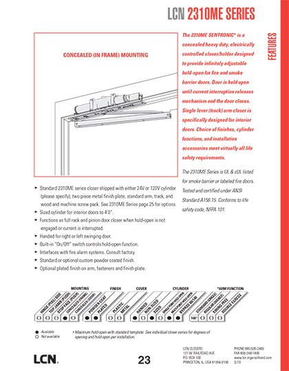 LCN 2310ME Series