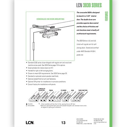 LCN 3030 Series