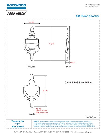 611 Door Knocker