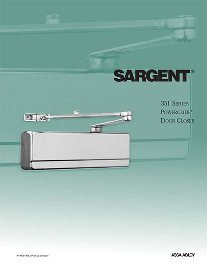 351 Series Powerglide® Door Closer