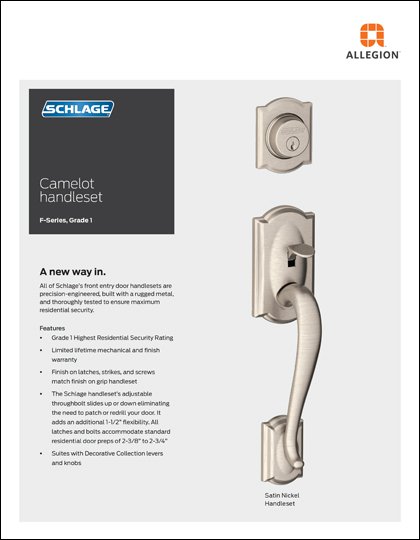 Schlage F-Series Handlesets