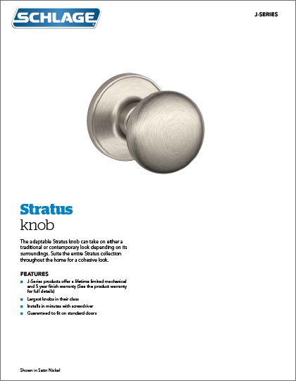 Stratus Knob