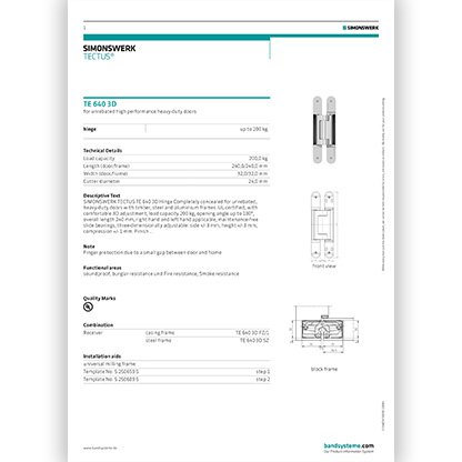 TECTUS TE 640 3D