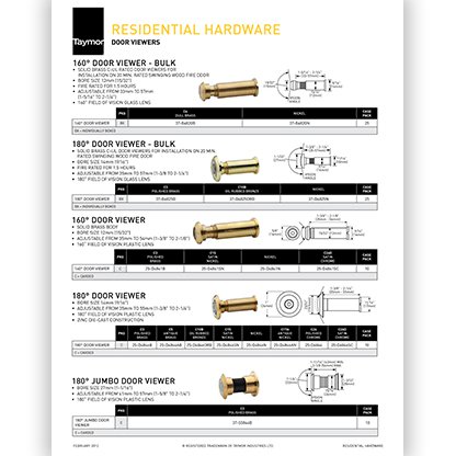 Taymor Door Viewers