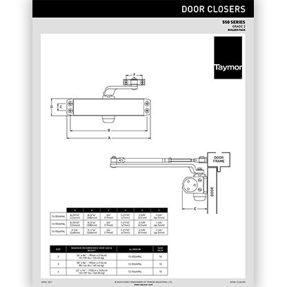 Taymor 550 Series