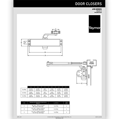 Taymor 690 Series