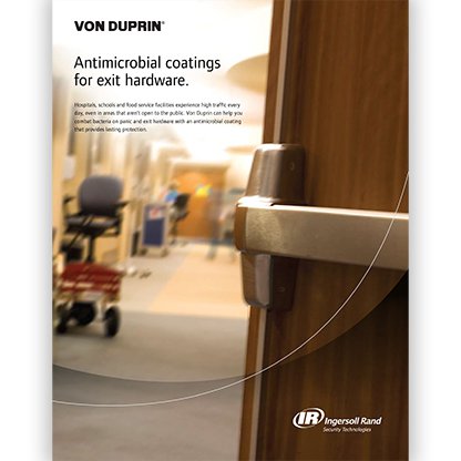 Von Duprin Antimicrobial Coating