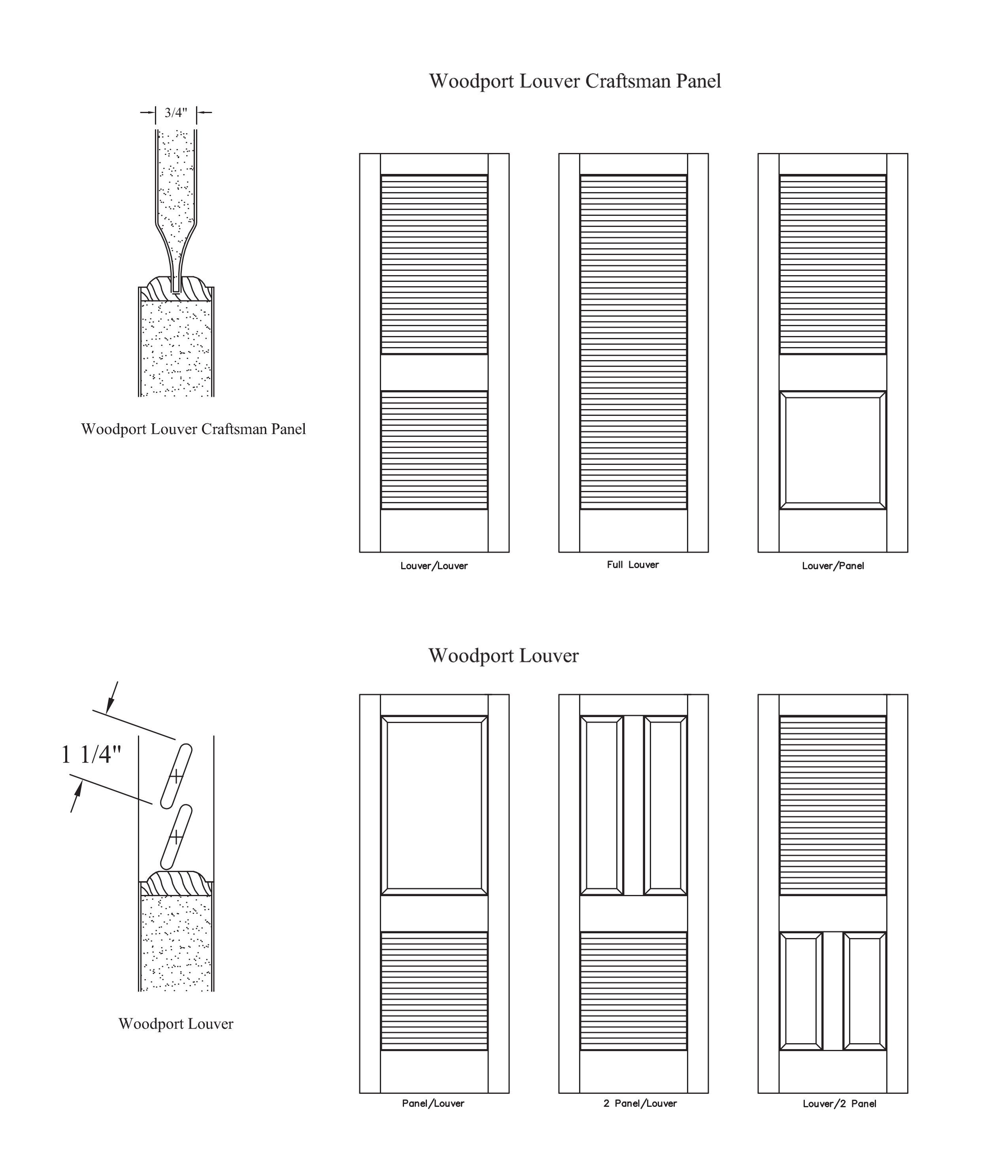 Madero - Louver Doors